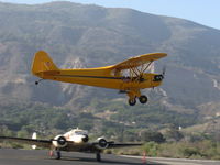 N42330 @ SZP - 1941 Piper J3C-65 CUB, Continental A&C65 65 Hp, takeoff climb Rwy 22, getting a little air time before being on display at SZP's 85th Anniversary Celebration. - by Doug Robertson