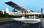 N208RB @ 3D2 - Cessna 208 Caravan on the ramp in Ephraim, WI. - by Kreg Anderson