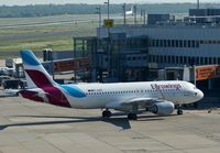 D-AIZR @ EDDL - Eurowings, seen here at the gate at Düsseldorf Int'l(EDDL), waiting for the next flight - by A. Gendorf
