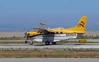 N505KQ @ KSQL - Medford, OR-based 2009 Quest Kodiak 100 taking off @ San Carlos Airport, CA - by Steve Nation