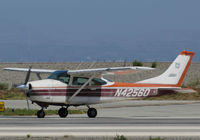 N42560 @ KSQL - Washington State-based 1968 Cessna 182L turning on to runway before taking off for home @ San Carlos Airport, CA - by Steve Nation