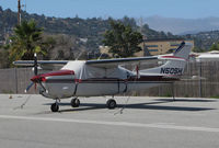 N50SH @ KSQL - Tucson, AZ-based 1978 Cessna P210N on transient ramp @ San Carlos Airport, CA - by Steve Nation
