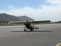 N11MS @ SZP - 1972 Sparks PIETENPOL AIR CAMPER, Continental C85 85 Hp, taxi to Rwy 22 - by Doug Robertson