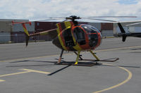 N369MH @ PHNL - Makani Kai Helicopters 1978 Hughes 369D @ Honolulu International Airport Executive Ramp - by Steve Nation