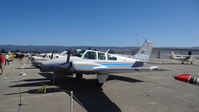 N213CN @ KWVI - 1980 Beechcraft Baron 55 on display at the 2015 Watsonville Fly-In. - by Chris Leipelt