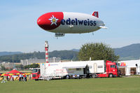 D-LZZF @ LSZF - The assitance truck that follows the movements in these Zeppelin - by Thierry DETABLE