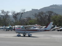 N7917G @ SZP - 1970 Cessna 172L SKYHAWK, Lycoming O-320-E2D 150 Hp, taxi across 22 - by Doug Robertson