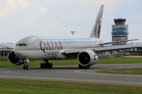 A7-BFC @ LOWG - Qatar Cargo B.777-FDZ @ GRZ - by Stefan Mager