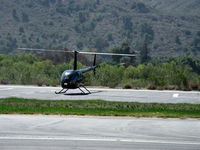 N28TM @ SZP - 2004 Robinson R44 RAVEN, Lycoming O-540 260 Hp derated to 225 Hp for takeoff, 205 Hp continuous, landed on SZP Helipad - by Doug Robertson