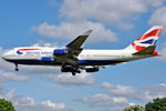 G-BNLX @ EGLL - On short finals at LHR - by Robert Kearney