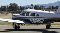 N36402 @ KRHV - Locally-based 1978 Piper Saratoga Turbo taxing back to its hangar at Reid Hillview Airport, San Jose, CA. - by Chris Leipelt