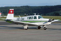 HB-DWI @ LSZG - on the ramp Grenchen - by sparrow9