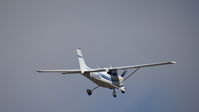 N24480 @ KRHV - Locally-based 2001 Cessna 182S departing runway 31R at Reid Hillview Airport, CA. - by Chris Leipelt