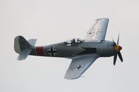 N190BR @ YIP - Focke Wulf FW190 replica