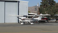N219ME @ KRHV - Blass Aviation LLC (Alpharetta, GA) 2000 Cessna 172S sitting in front of the TradeWinds hangar at Reid Hillview Airport, San Jose, CA. - by Chris Leipelt