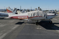 N3965R @ KWHP - Locally-Based 1971 Piper PA-28-180 with cockpit cover @ Whiteman Airport, Pacoima, CA - by Steve Nation