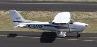 N784SP @ KPAO - Locally-based 2001 Cessna 172S taxing back to runway 31 for departure at Palo Alto Airport, Palo Alto, CA. Photo taken from the control tower. - by Chris Leipelt