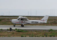 N6198N @ KSQL - Locally-Based 2008 Cessna 172S begins takeoff roll @ San Carlos Municipal Airport, CA - by Steve Nation