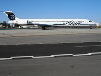 N958AS @ KBUR - Alaska Airlines 1991 DC-9-83 ready for takeoff @ Bob Hope International Airport, Burbank, CA - by Steve Nation