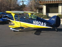 N80AS @ SZP - Locally-Based 1992 Pitts S-2B @ Santa Paula Airport, CA - by Steve Nation