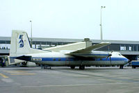 G-BFRK @ EHAM - Handley-Page HPR.7 Herald 209 [197] (Express Air Services) Amsterdam-Schiphol~PH 12/05/1979. From a slide. - by Ray Barber