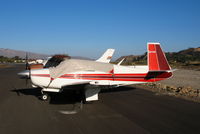 N5710Q @ SZP - 1965 Mooney M20C with cockpit cover @ Santa Paula Airport, CA - by Steve Nation