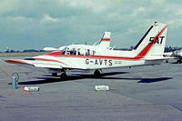 G-AVTS @ EGMC - Piper PA-23-250 Aztec C [27-3489] (Starflite Air Taxis) Southend~G 03/07/1974. From a slide. - by Ray Barber