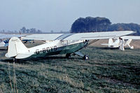 G-BCYS @ EGTH - Piper L-4H Grasshopper [11837] Old Warden~G 09/07/1978. From a slide. - by Ray Barber
