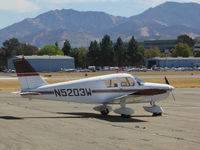 N5203W @ KCCR - 1961 Piper PA-28-160 @ Buchanan Field, Concord, CA - by Steve Nation