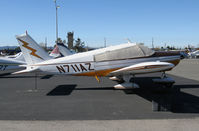 N711AZ @ KWHP - !970 Piper PA-28-235 with cabin cover @ Whiteman Airport, Pacoima, CA - by Steve Nation