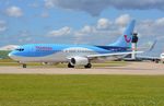 G-TAWF @ EGCC - Thomson B738 lining-up. - by FerryPNL