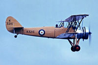 G-AHSA @ EGTH - Avro 621 Tutor [Unknown] Old Warden~G 30/06/1974. From a slide. Wears registration K3215. - by Ray Barber