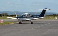 G-BGKY @ EGFP - Visiting Tomahawk operated by Cambrian Flying Club. - by Roger Winser