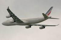 F-GLZP @ LFPG - Airbus A340-313X, Take off rwy 27L, Roissy Charles De Gaulle airport (LFPG-CDG) - by Yves-Q