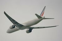 F-GSQE @ LFPG - Boeing 777-328 (ER), Take off rwy 27L, Roissy Charles De Gaulle airport (LFPG-CDG) - by Yves-Q