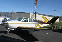 N9642Y @ KWHP - 1962 Beech P35 Bonanza @ Whiteman Airport, Pacoima, CA - by Steve Nation
