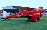 G-AEDU @ EGTC - De Havilland DH.90 Dragonfly [7526] Cranfield~G Cranfield 04/07/1998 - by Ray Barber