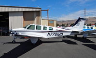 N772MD @ KRHV - Locally-based 1997 Beechcraft B36TC sitting in front of the Lafferty Aircraft Sales hangar at Reid Hillview Airport, San Jose, CA. - by Chris Leipelt
