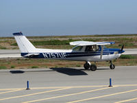 N757UF @ KSQL - 1977 Cessna 152 taxiing for takeoff @ San Carlos Airport, CA - by Steve Nation