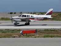 N2395V @ KSQL - Locally-based 1985 Piper PA-28-181 Cherokee rolling for takeoff @ San Carlos Airport, CA - by Steve Nation