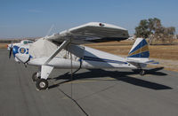N147E @ KPRB - 1947 Luscombe 8E @ Paso Robles Airport, CA - by Steve Nation