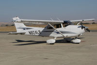 N824LB @ KPRB - 2005 Cessna 172S Skyhawk on visitor's ramp @Paso Robles Municipal Airport, CA - by Steve Nation