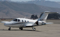 N747LG @ KSNS - Cedar City, UT-based 2008 Eclipse EA500 visiting @ Salinas Municipal Airport, CA - by Steve Nation