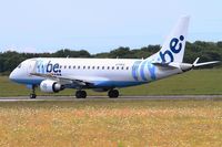 G-FBJG @ LFRB - Embraer ERJ-175STD, Take-off run rwy 25L, Brest-Bretagne airport (LFRB-BES) - by Yves-Q