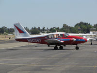 N5038Y @ KCCR - Daytona Beach, FL based 1962 Piper PA-23-250 Aztec taxiing for visitor's ramp @ Buchanan Field, Concord, CA - by Steve Nation