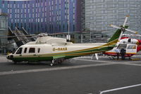 G-HARA @ EGLC - Parked at Helitech 2015, Excel London.