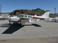 N120B @ KWHP - 1962 Beech 95-A55 Baron @ Whiteman Airport, Pacoima, CA - by Steve Nation