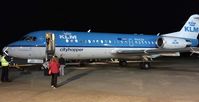 PH-KZN @ EGFF - Boarding KLM 1058 at 5:43a 16 Sep 2015 - by Brad