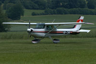 HB-CHA @ LSZT - New paint-scheme. During precision-landing contest. - by sparrow9