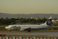 N772AS @ KLAX - Alaska Airlines 1993 747-4Q8 lined up for takeoff @ Los Angeles International Airport, CA - by Steve Nation
